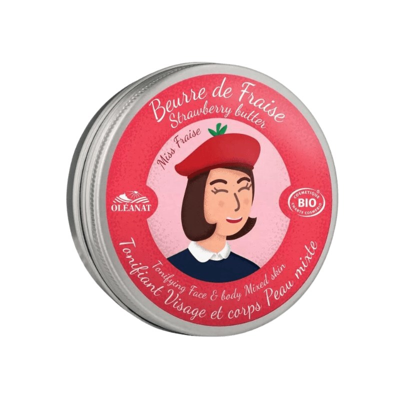 Jahodové telové maslo (na tvár a telo) (30ml)